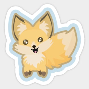 Kawaii Fox Sticker